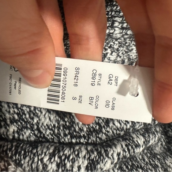 J crew Sailor-collar cardigan sweater in marled yarn - Picture 4 of 4